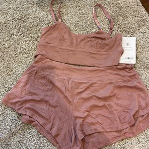 Athleta two piece lounge set